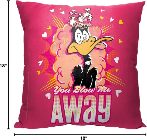Vista 3 de Northwest Warner Bros. Looney Tunes - Almohada de 18 x 18 pulgadas, soplada