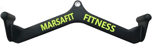 Vista 10 de MARSAFIT Gimnasio en casa, fitness, remo, barra en T, polea en V, accesorio para máquina de cable, barra de bíceps Curl Tricep LAT Pulldown Bar Back