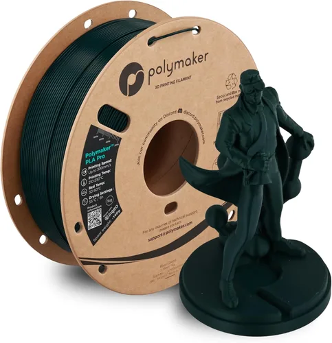 Vista 17 de Polymaker High Speed PLA Pro Filamento 1.75mm, Negro PolySonic PLA Pro Filamento de Impresión 3D 1kg - Impresión Rápida y Más Fuerte Filamento