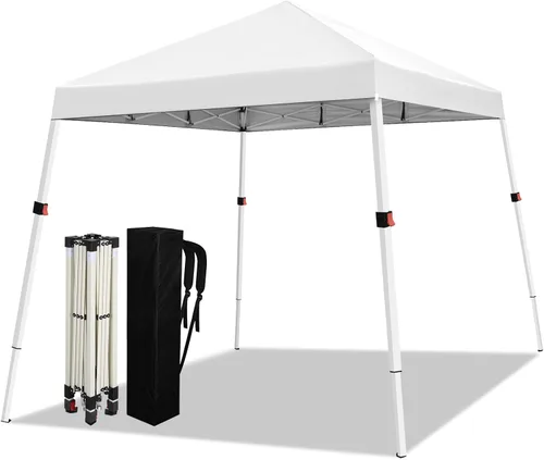 Vista 10 de WEIZE Tienda de campaña desplegable de 10 x 10 pies, tienda de campaña con 1 botón, refugio portátil instantáneo de altura ajustable, bolsa