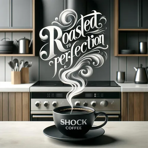 Vista 4 de Shock Coffee Naturally Bold Café fuerte con cafeína extra alta Grano entero de tostado medio oscuro Arábica premium 8 onzas