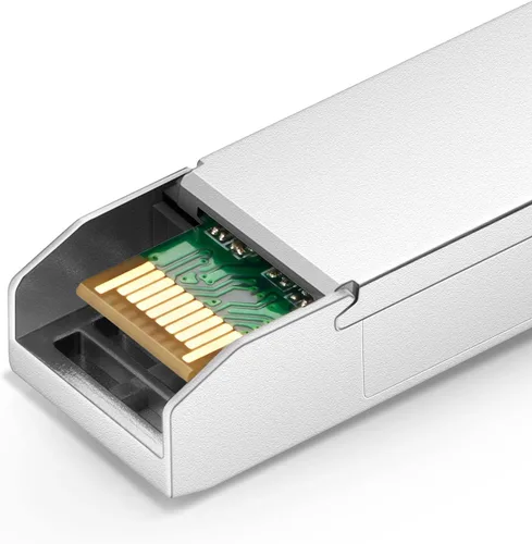 Vista 4 de QSFPTEK Módulo SFP+ 10G 10GBASE-LR 1310nm 10km DDM SMF LC Transceptor SFP+ de Modo Único Compatible para Arista SFP-10G-LR