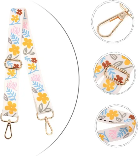 Vista 5 de EXCEART 7 Pcs Backpack Straps Purse Handle Strap Vintage Purse Strap Adjustable Bag Strap Padded Tote Bag Strap with Buckles Crossbody Bag Strap