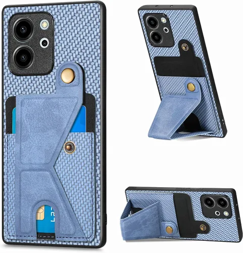 Vista 149 de Funda para Oppo K10x / OnePlus Nord CE 2 Lite 5G Funda para Realme 9 5G / 9 Pro / Q5 / V25 Funda de piel sintética con ranuras para tarjetas