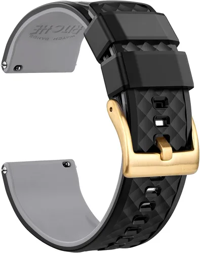 Vista 23 de Ritche - Correas de silicona para reloj de regalo de Navidad de liberación rápida de 18 mm, 20 mm, 22 mm, 24 mm, regalos de elefante blanco