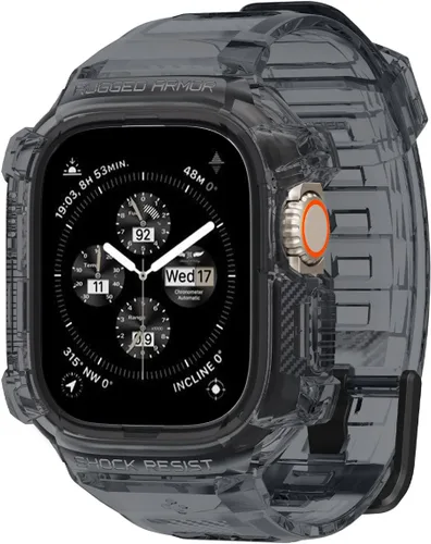 Vista 25 de Spigen for Apple Watch Band with Case, Rugged Armor Pro Compatible with Ultra 3/2/1 49mm, Series 11/10 46/42mm, 9/8/7 45/41mm, SE3/SE2/SE/6/5/4