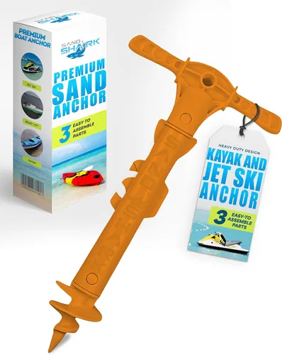Vista 12 de SandShark - Anclaje para barco deportivo y anclaje para moto acuática. Poste de anclaje de agua poco profunda para barco y PWC. Kit de anclaje