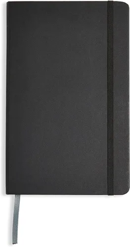 Vista 12 de Amazon Basics - Cuaderno clásico de tapa dura con rayas, 24 paquetes, 240 páginas, 5 x 8.25 pulgadas, color negro