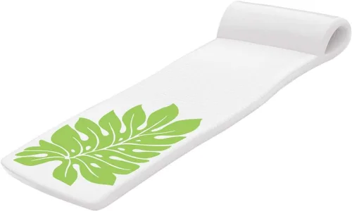 TRC Recreation Sunsation - Tapete flotante de espuma recubierta de vinilo de 1.75 pulgadas de grosor para piscina, camastro para adultos con