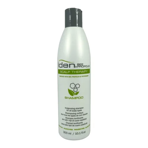 IDEN Champú para terapia del cuero cabelludo con propóleos de abeja, para cuero cabelludo sensible, alivia la irritación, promueve un cuero