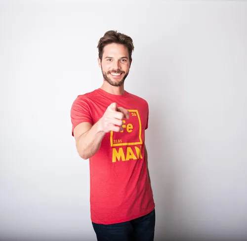 Vista 6 de Camiseta de hombre de ciencia de hierro para hombre, novedad divertida, camiseta con estampado gráfico nerd
