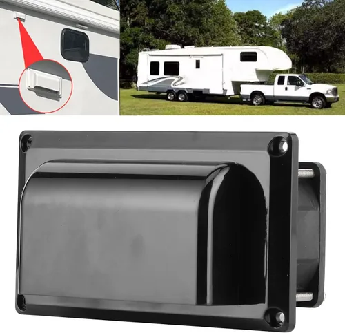 Vista 2 de Ventilador de escape de ventilación, ventilador de ventilación lateral de 2 V 25 W, ventilador de ventilación de escape de RV con tornillos