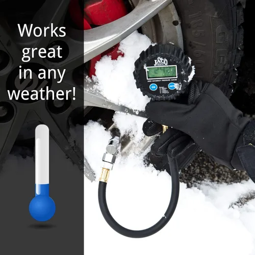 Vista 7 de JACO Superior Products ElitePro - Medidor digital de presión de neumáticos, precisión profesional - 200 PSI