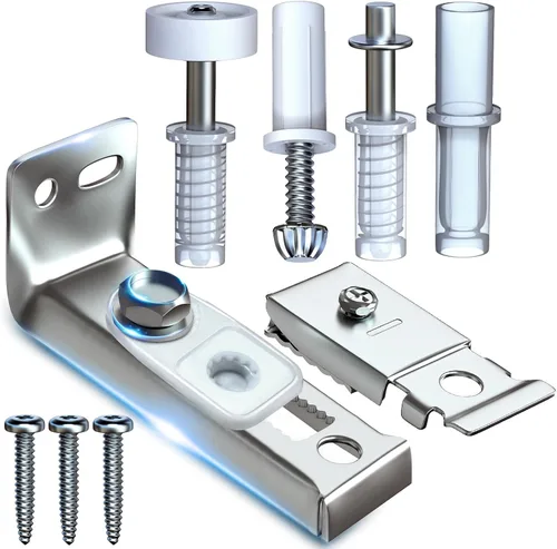 Kit de reparación de herrajes de puerta plegables, juego de herrajes para puertas plegables de 24, 36, 72 pulgadas, piezas de repuesto de hardware