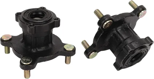 Vista 3 de Cubo de rueda de kart, 4 pernos delanteros de disco de freno de montaje para Go Karts ATV de 110 cc-200 cc