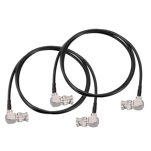 Vista 11 de Superbat Cable 3G SDI HD-SDI BNC Jumper Belden corto delgado 1855A - 2M/6ft - Soporta video HD-SDI/3G-SDI/4K/8K, cable de video SDI de precisión