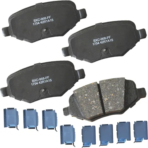 Vista 19 de Pastillas de freno traseras cerámicas Bendix Premium SBC1337 para Cadillac CTS 2014-2008, SRX 2016-2010, Chevrolet Camaro 2015-2010, Saab 9-4X 2011