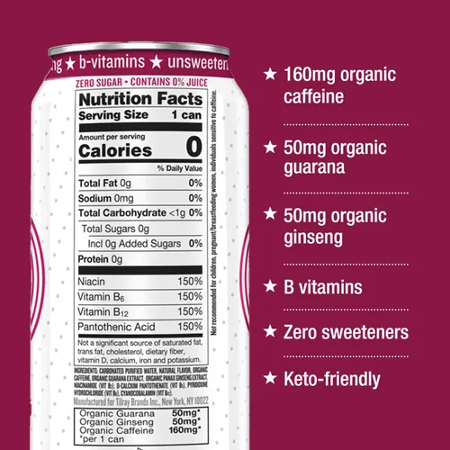 Vista 14 de Hiball Energy - Seltzer saborizado, sin azúcar ni calorías, 8 unidades de 16 onzas líquidas (pomelo).