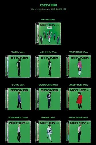 Vista 2 de NCT 127 3er álbum pegatina prensa coreana Joya versión versión Aleatorio Member Booklet CD Lyric Paper AR Clip Card AR Photo Card K-Pop