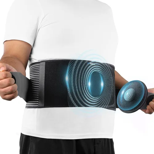 Vista 10 de Faja Abdominal con Correa Presurizada y Almohadilla 3D para Soporte de Hernia Umbilical, Ajustable, Discreta Debajo de la Ropa para Hombres y Mujeres