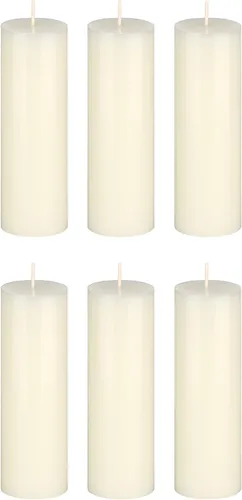 Vista 9 de Mega Candles 1 vela de pilar negra sólida sin perfume, vertida a mano, vela de cera de alta calidad de 2 x 6 pulgadas, decoración del hogar, spas