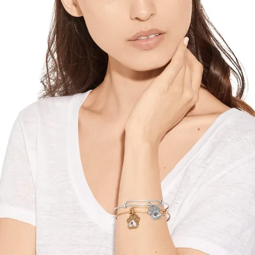 Vista 3 de Brazalete huellas de amor EWB, caridad por el diseño de Alex and Ani