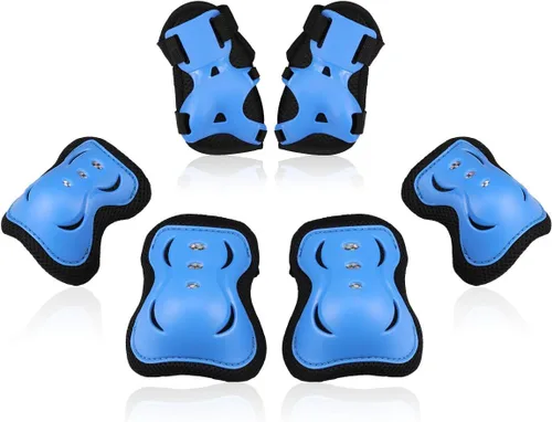 Vista 11 de BOSONER - Rodilleras y coderas para niños y jóvenes, equipo de protección para patines de ruedas, ciclismo, BMX, bicicleta, patineta, patinaje