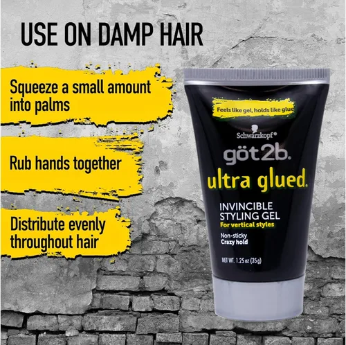 Vista 7 de Paquete de 3 [GOT 2B] Gel de estilo invencible ultra pegado de 1.25 onzas