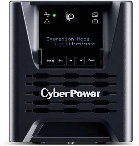 CyberPower PR750LCD3C Smart App Sinewave UPS Batería de Respaldo y Protector de Sobretensión, 750VA/750W, 6 tomacorrientes, AVR, minitorre,