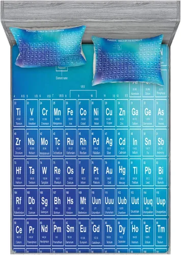 Vista 15 de Ambesonne Island Map - Juego de sábanas bajeras y fundas de almohada, mapa del tesoro súper detallado, diseño de piratas rústicos grungy, tema