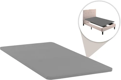 Vista 2 de Greaton, Tabla dividida de 1.5 pulgadas para colchón/cama totalmente montada, mayor comodidad y apoyo, individual, gris