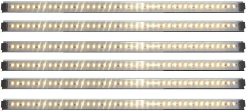 Vista 6 de Inspired LED® Serie Pro Paquete de 6 paneles LED de 42 ~ 6000K Blanco frío Paneles de luz LED