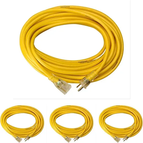 Vista 11 de Southwire Yellow Jacket Cable de Extensión para Trabajo Pesado - Alimentación Confiable para Exteriores para Herramientas y Equipos - Extremo