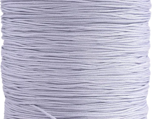 Vista 40 de KONMAY 1 rollo de cuerda de nailon de 150 yardas, trenzado de 0.016 in de nailon Shamballa Macramé/cordón de cuentas, cordón de nudo chino, cuerda