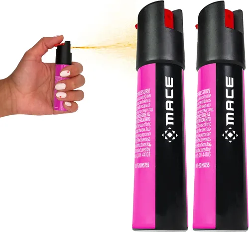 Vista 11 de Mace Pepper Spray - Max Police Strength OC with UV Dye, Leakproof Twist Lock, 12 Feet Range, 0.63 oz, Self Defense Pepper Spray for Women & Men