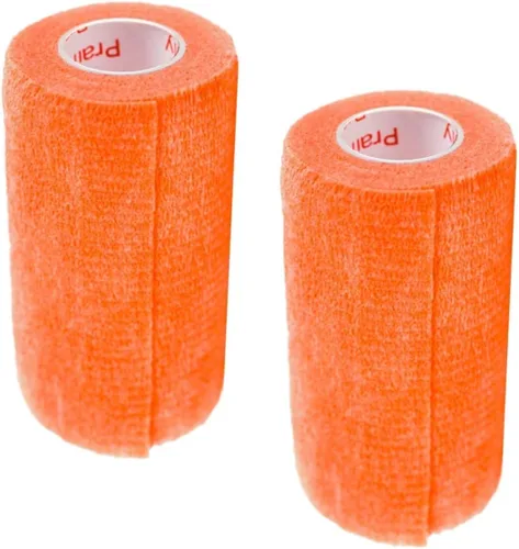 Vista 45 de Cinta adhesiva para veterinarios (negro) (paquete de 2) (2 pulgadas x 15 pies), autoadhesiva, adherente, cohesiva, flexible, autoadhesiva, rollo