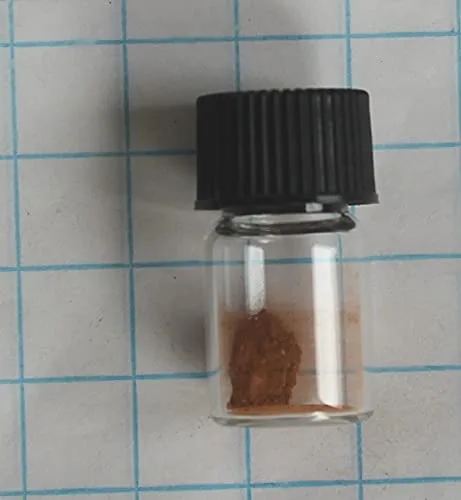 0.01 oz 99.99% oro metal fino polvo en frasco de vidrio - puro elemento 79 muestra - Envío gratis