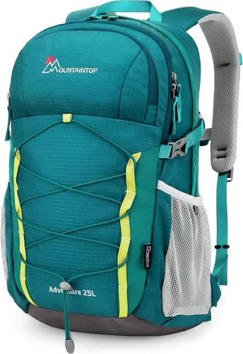 Vista 14 de MOUNTAINTOP Mochila de senderismo, mochila de viaje ligera de 18L/25L/40L con cubierta de lluvia para mochileros al aire libre, camping