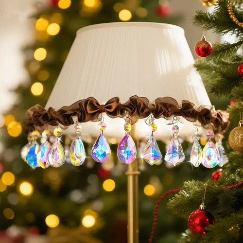 KANPURA 12 piezas de atrapasoles de cristal, adorno colgante de cristales, prisma de arco iris para el hogar, oficina, jardín, decoración de Navidad