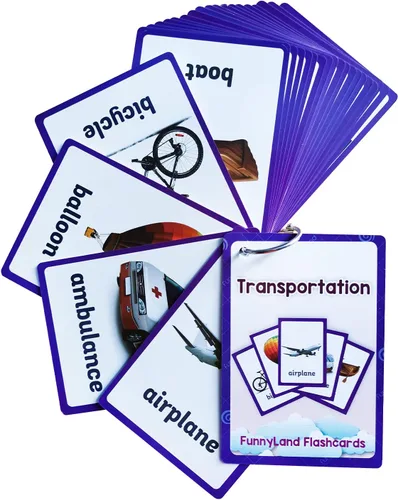 Vista 9 de Lilias Tarjetas flash – Tarjeta de bolsillo con palabras en inglés para niños pequeños, juguetes de aprendizaje, suministros para jardín