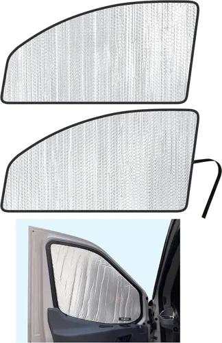 Vista 10 de YelloPro Funda para ventana lateral del asiento delantero (juego de 2) Ajuste personalizado para Ford Transit Van 2015 2016 2017 2018 2019 2020 2021
