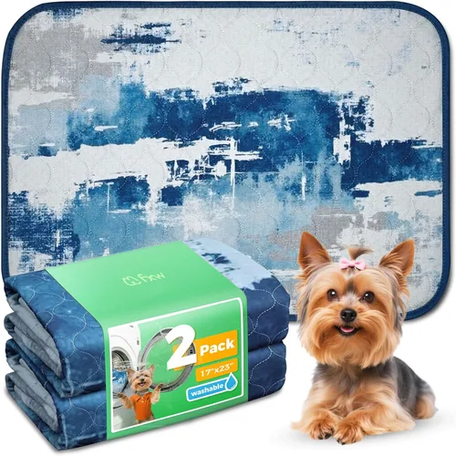 Vista 14 de FXW Almohadillas lavables para orina para perros, almohadillas para cachorros con súper absorbentes, diseñadas específicamente para jaulas de 24