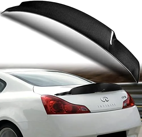Vista 9 de Kit de 3 piezas de parachoques delantero Infiniti G37 Coupe/2DR, alerón de protección con moldura divisora estilo STP, difusor de aire y barbilla