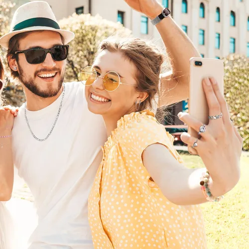 Vista 7 de Anillo de promesa personalizado para mujeres, adolescentes, novias, de plata de ley 925 personalizable