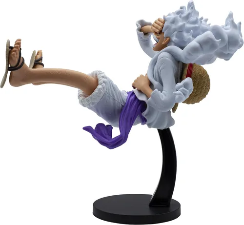 Vista 4 de Banpresto - One Piece - El Monkey D. Luffy (Gear 5), Figura King of Artist de Bandai Spirits