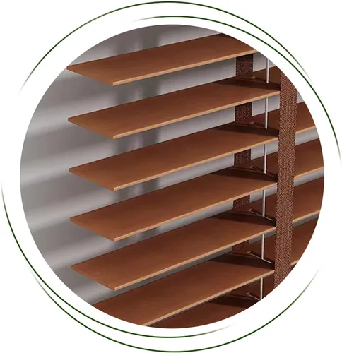 Vista 17 de Persianas venecianas de madera para ventanas, persianas interiores, persianas venecianas opacas, cortinas de ventana de madera maciza, cortinas