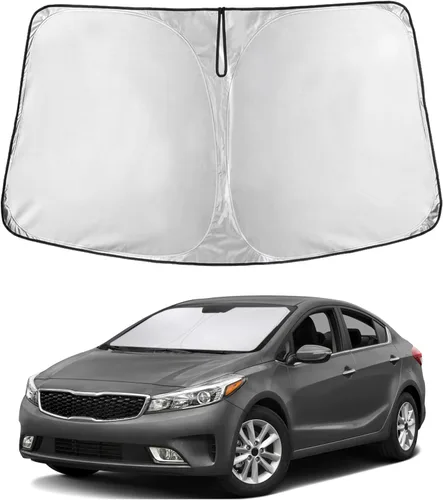 Vista 89 de EcoNour - Parasol plegable para parabrisas de Toyota Tacoma 2016-2025 2026, accesorios para camioneta de 2 puertas y 4 puertas, protector de visera