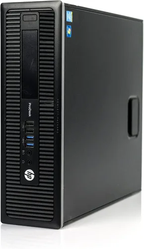 Vista 5 de HP Computadora de escritorio 600 G1 ProDesk de factor de forma pequeño SFF PC, Intel Quad Core i5 de hasta 3.60 GHz, disco duro RAM de 8 GB de 500