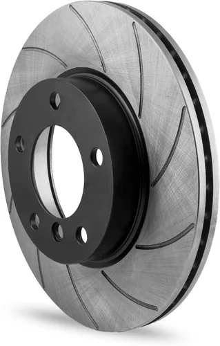 Vista 3 de Grooves GT Sport Brake Disc Rotors Compatible With OPEL ZAFIRA II A05 MINIVAN 2005 2006 2007 2008 2009 2010 2011 2012 2013 2014-1635GVS - Front