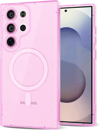 Vista 42 de Svanove Funda para Samsung Galaxy S22 Transparente Compatible con Magsafe Silicone, Funda Magnética Mag Safe Transparente Delgada Bonita, Estética